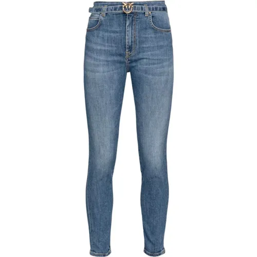 Stylische Denim Jeans , Damen, Größe: W26 - pinko - Modalova