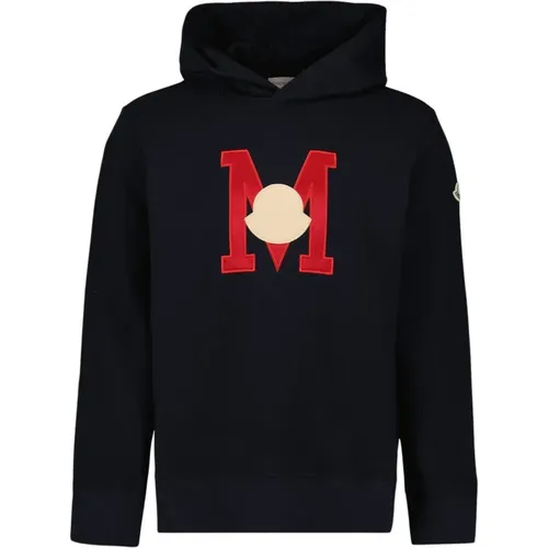 Logo Hooded Sweatshirt , male, Sizes: M, 3XL, L - Moncler - Modalova
