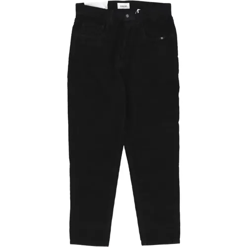 Cord Herren Lange Hose Schwarz - Amish - Modalova