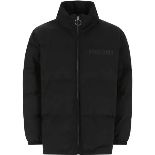 Daunenjacke, Bleiben Sie warm und stilvoll mit der Giubbino Herren Daunenjacke , Herren, Größe: S - Moschino - Modalova