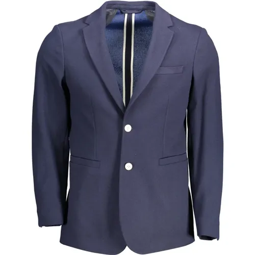 Klassische Blaue Herrenjacke Slim Fit , Herren, Größe: 2XL - Gant - Modalova