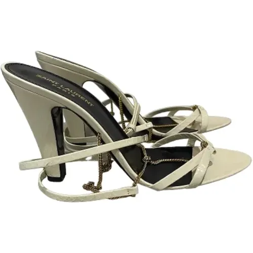 Pre-owned Leder sandals - Yves Saint Laurent Vintage - Modalova