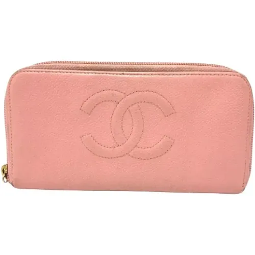 Pre-owned Leather wallets , female, Sizes: ONE SIZE - Chanel Vintage - Modalova