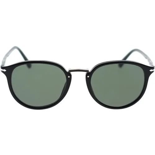 Classic Oval Sunglasses with Typewriter-Inspired Details , unisex, Sizes: 51 MM, 54 MM - Persol - Modalova