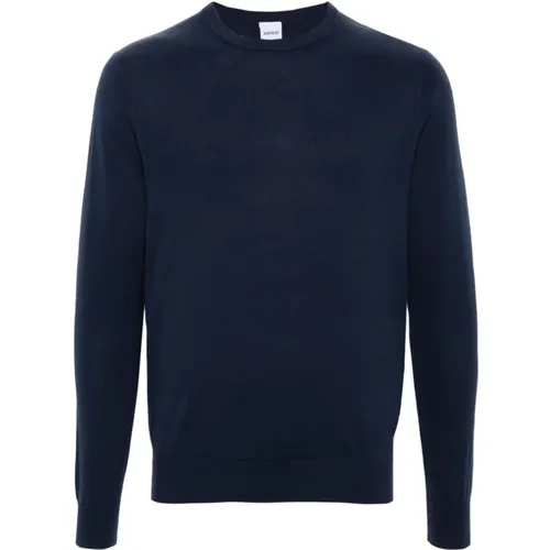 Navy Sweatshirt , Herren, Größe: M - Aspesi - Modalova