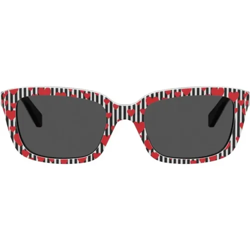 Square Sunglasses for Women , female, Sizes: 53 MM - Love Moschino - Modalova