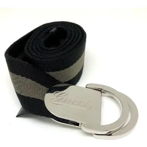 Pre-owned Cotton belts , male, Sizes: ONE SIZE - Gucci Vintage - Modalova