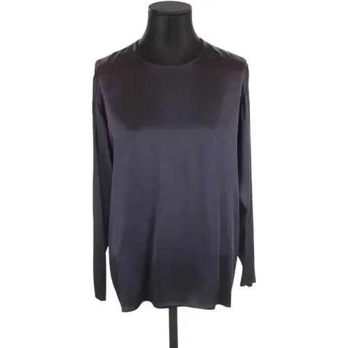 Pre-owned Silk tops , female, Sizes: L - Yves Saint Laurent Vintage - Modalova