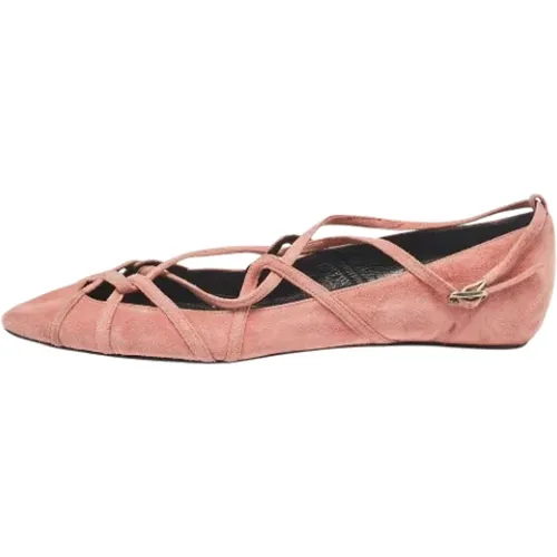 Pre-owned Suede flats , female, Sizes: 4 UK - Marc Jacobs Pre-owned - Modalova