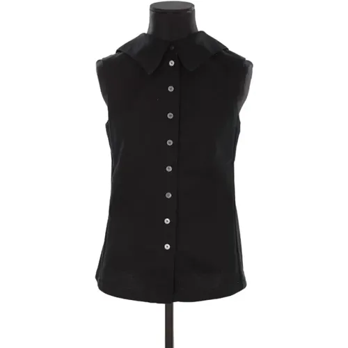 Pre-owned Cotton tops , female, Sizes: M - Hermès Vintage - Modalova