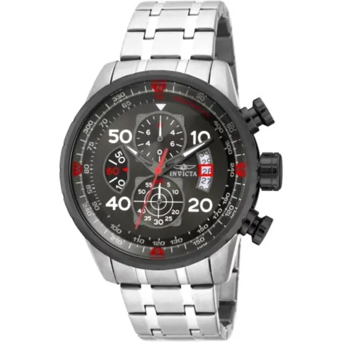 Aviator 17204 Men quartz Watch - 48mm , male, Sizes: ONE SIZE - Invicta Watches - Modalova