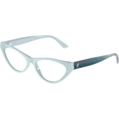 Stilvolle Azul Rahmen Brille , unisex, Größe: 55 MM - Jimmy Choo - Modalova
