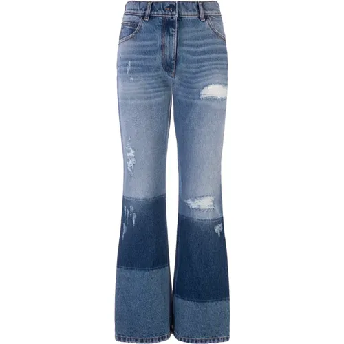 Gerade Jeans , Damen, Größe: M - Moncler - Modalova