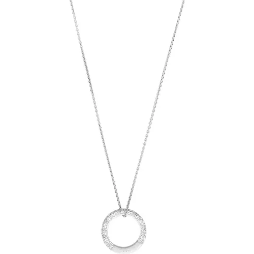 Silver Logo Pendant Necklace , male, Sizes: M - Maison Margiela - Modalova