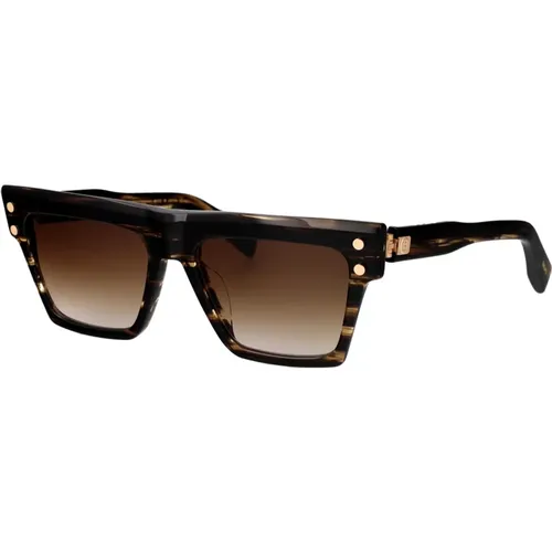 Stylish Sunglasses for Fashionable Look , unisex, Sizes: 54 MM - Balmain - Modalova