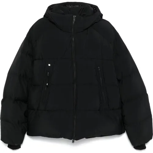 Gepolsterte Puffjacke mit Entendaunen , Herren, Größe: M - Y-3 - Modalova