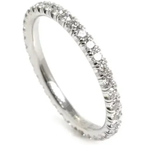 Pre-owned White Gold rings , female, Sizes: ONE SIZE - Cartier Vintage - Modalova