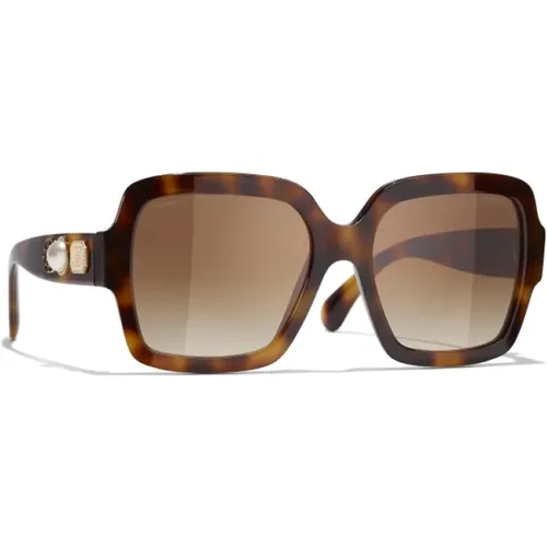 Ikonoische Sonnenbrille - Sonderangebot , Damen, Größe: 56 MM - Chanel - Modalova