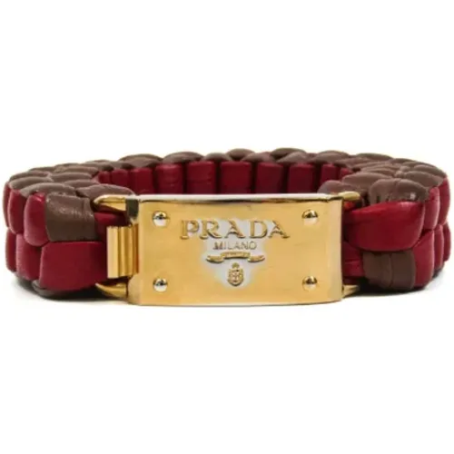 Pre-owned Leather bracelets , unisex, Sizes: ONE SIZE - Prada Vintage - Modalova