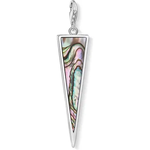 Triangle Abalone Charm Pendant Turquoise , female, Sizes: ONE SIZE - Thomas Sabo - Modalova