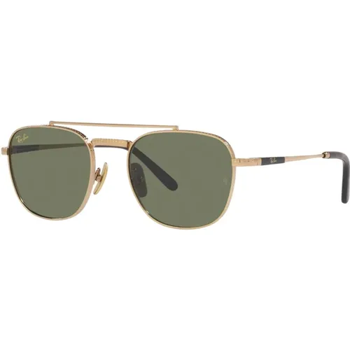 Gold/Green Frank II Sunglasses - Ray-Ban - Modalova