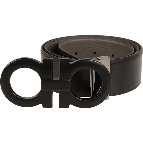 Double Adjust Belt , male, Sizes: 110 CM, 100 CM, 90 CM, 85 CM - Salvatore Ferragamo - Modalova