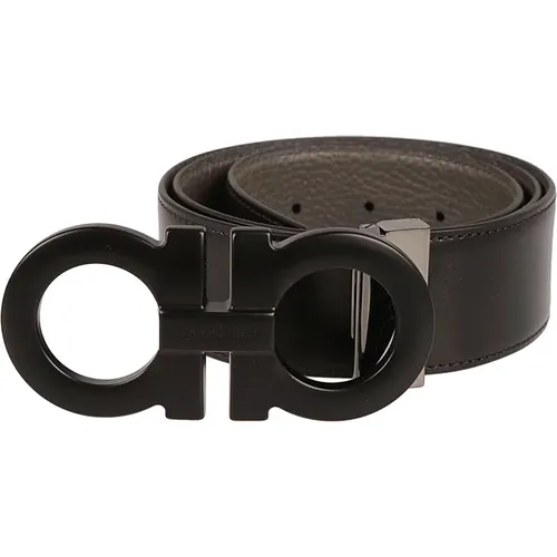 Double Adjust Belt , male, Sizes: 110 CM, 90 CM - Salvatore Ferragamo - Modalova