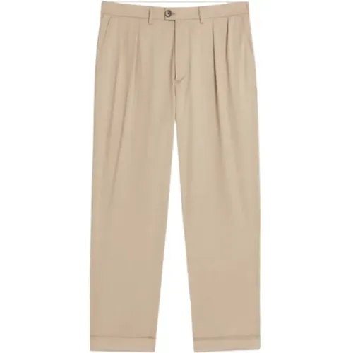 Cotton Chino Trousers , male, Sizes: W34 - Mackintosh - Modalova