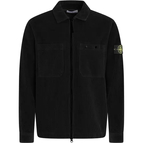 Men's Overshirt Casual Style , male, Sizes: 2XL, L, XL, M - Stone Island - Modalova