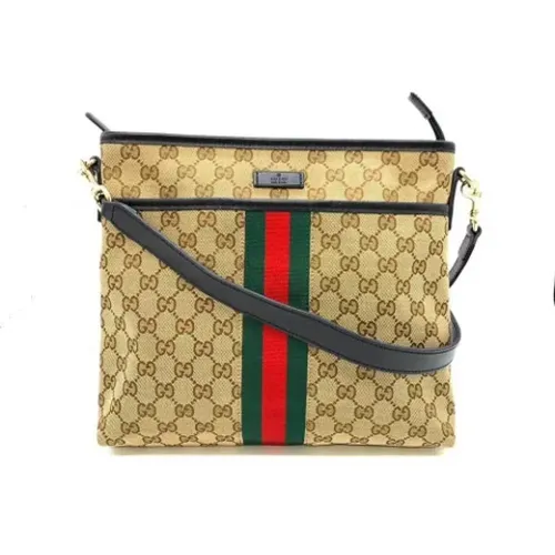 Pre-owned Canvas gucci-bags , female, Sizes: ONE SIZE - Gucci Vintage - Modalova