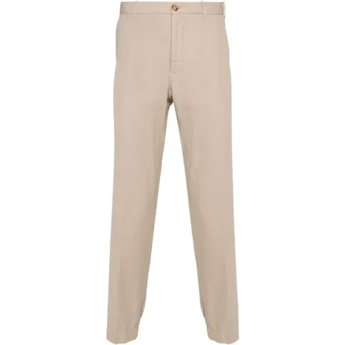 Linen Cotton Blend Slim Pants , male, Sizes: 2XL, L, M, S, 3XL, XL - Incotex - Modalova