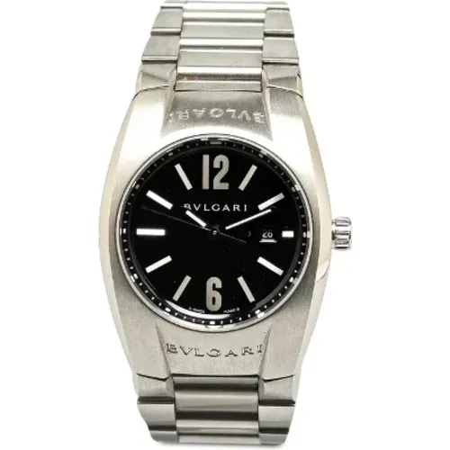 Pre-owned Stainless Steel watches , female, Sizes: ONE SIZE - Bvlgari Vintage - Modalova