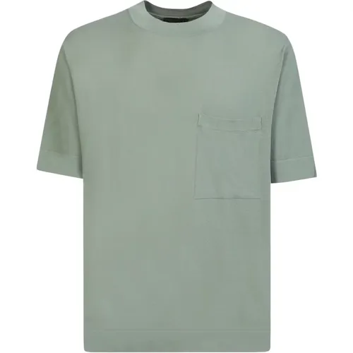 T-Shirts , Herren, Größe: L - Dell'oglio - Modalova