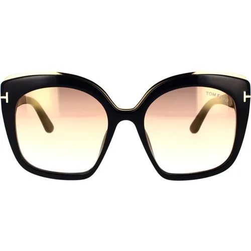 Klassische Schmetterling Sonnenbrille , unisex, Größe: 55 MM - Tom Ford - Modalova