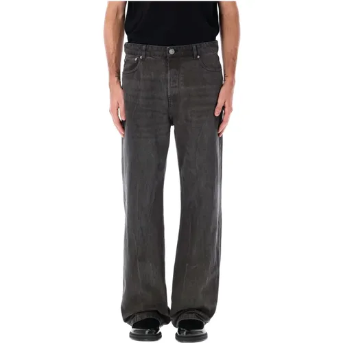 Large Fit Jeans Classic Style , male, Sizes: W31, W36 - Ami Paris - Modalova