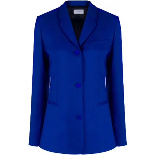 Cobalt Twill Blazer Jacket , female, Sizes: S, XS - Off White - Modalova