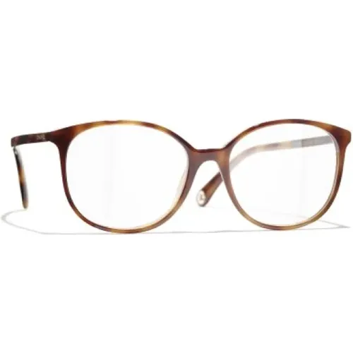 Braun/Havanna Optische Brille , Damen, Größe: 53 MM - Chanel - Modalova