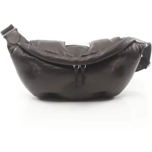 Pre-owned Leather crossbody-bags , female, Sizes: ONE SIZE - Maison Margiela Pre-owned - Modalova