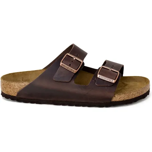 Leder Herren Sandalen Frühling/Sommer Kollektion , Herren, Größe: 45 EU - Birkenstock - Modalova