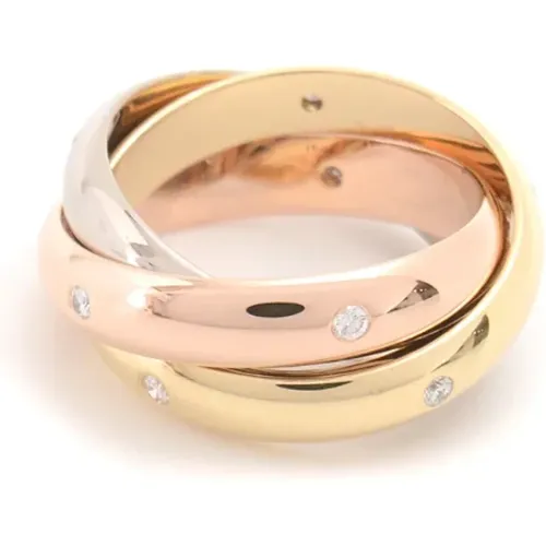 Pre-owned Metal rings , female, Sizes: ONE SIZE - Cartier Vintage - Modalova