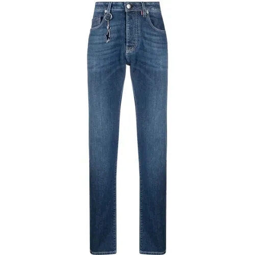 Blaue Straight Jeans mit 5 Taschen - PAUL & SHARK - Modalova