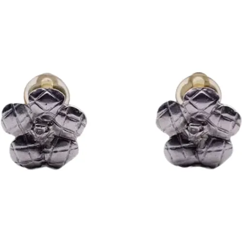 Pre-owned Metal earrings , female, Sizes: ONE SIZE - Chanel Vintage - Modalova