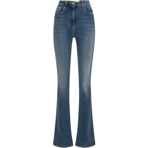Flared Jeans , female, Sizes: W29 - Elisabetta Franchi - Modalova
