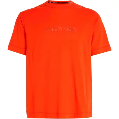 Stilvolles und bequemes T-Shirt , Herren, Größe: M - Calvin Klein - Modalova