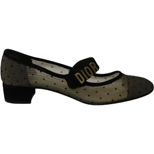 Pre-owned Silk heels , female, Sizes: 10 UK - Dior Vintage - Modalova