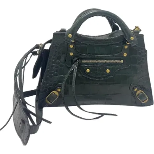 Pre-owned Leather handbags , female, Sizes: ONE SIZE - Balenciaga Vintage - Modalova