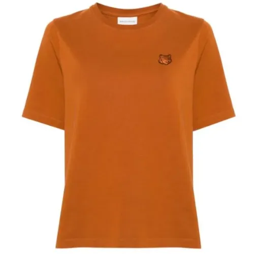 Stylische T-Shirts und Polos , Damen, Größe: XS - Maison Kitsuné - Modalova