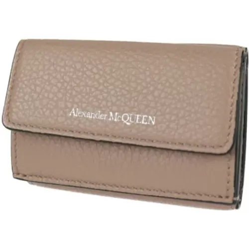 Pre-owned Leather wallets , female, Sizes: ONE SIZE - Alexander McQueen Pre-owned - Modalova