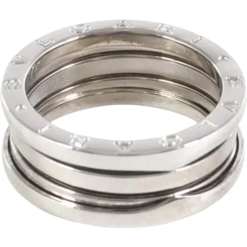 Pre-owned White Gold rings , female, Sizes: ONE SIZE - Bvlgari Vintage - Modalova