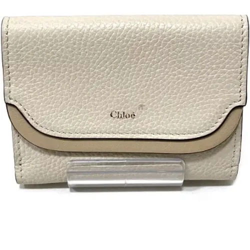 Pre-owned Leather wallets , female, Sizes: ONE SIZE - Chloé Pre-owned - Modalova